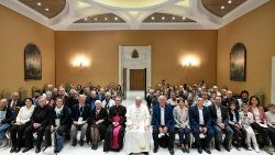 Аўдыенцыя для членаў дабрачынных арганізацыі з Францыі