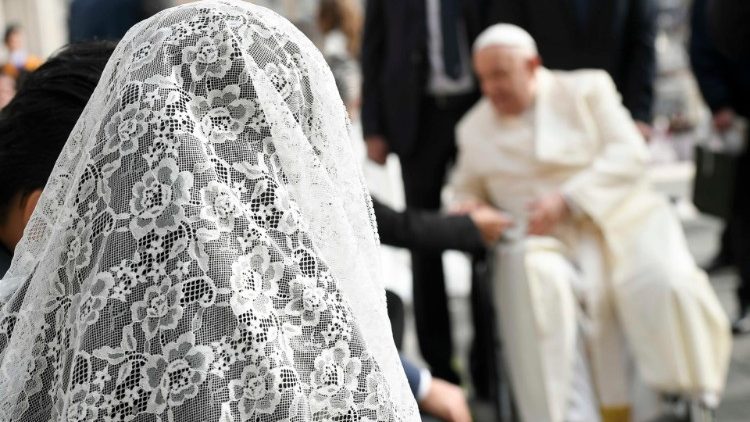 Bei der Generalaudienz