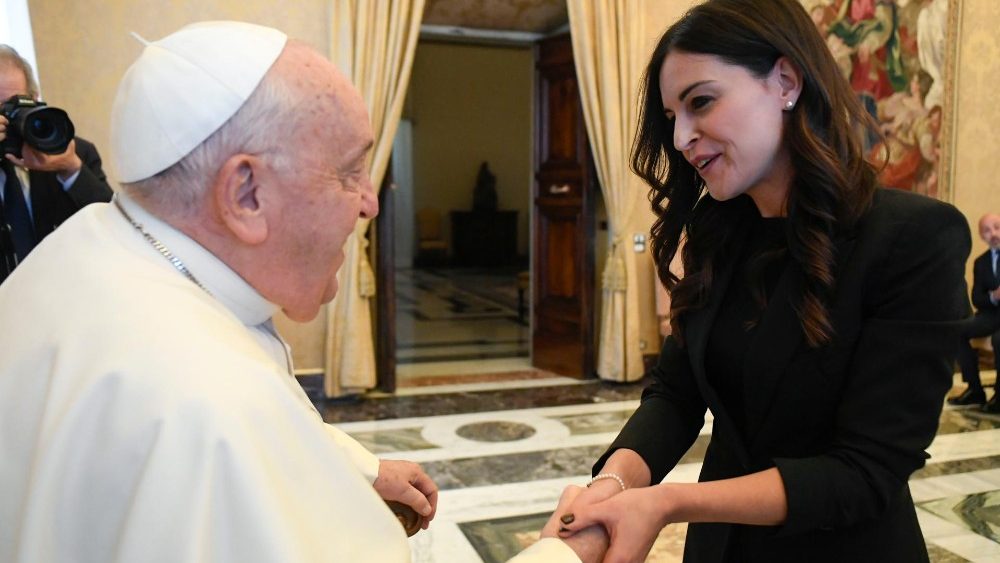 Аўдыенцыя для дэлегацыі італьянскай Нацыянальнай рады моладзі