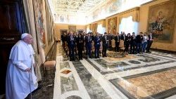 Audiencia del Papa a una Delegación del Consejo Nacional de Jóvenes italianos
