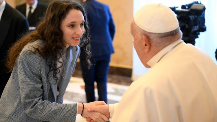 Il Papa riceve una delegazione del Consiglio Nazionale dei Giovani
