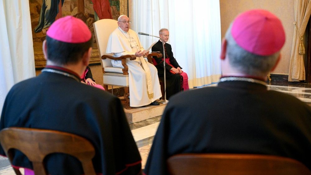 Аўдыенцыя для дэлегацыі іспанскіх семінарый