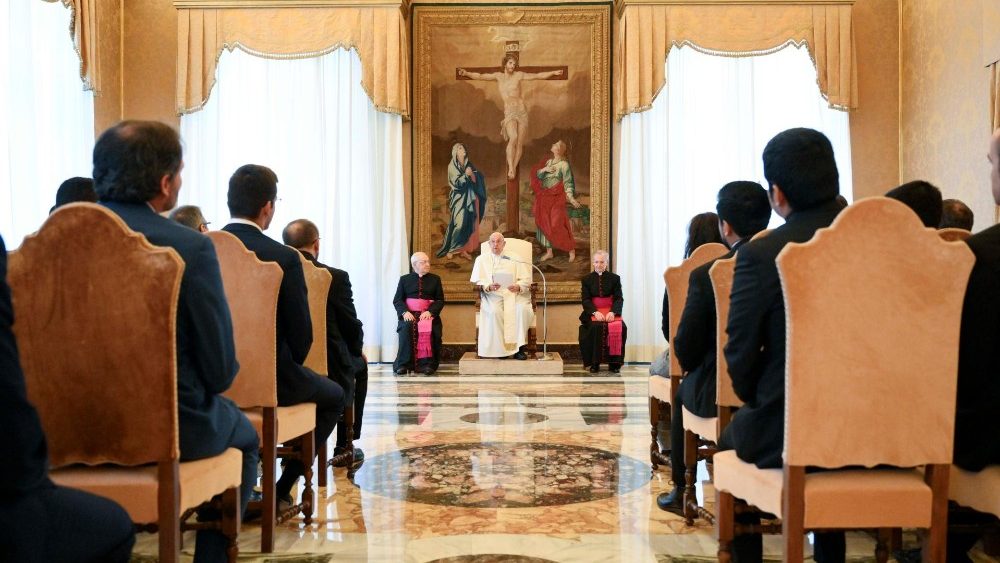 Аўдыенцыя для дэлегацыі іспанскіх семінарый