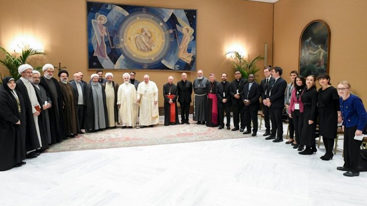 Il gruppo dei partecipanti al Colloquio con Papa Francesco