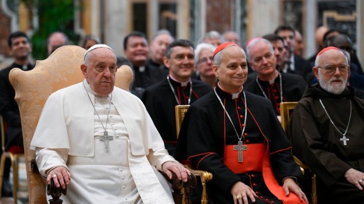 Påven Franciskus tog på torsdagen emot deltagare vid Dikasteriet för Kultur och Utbildnings plenarmöte