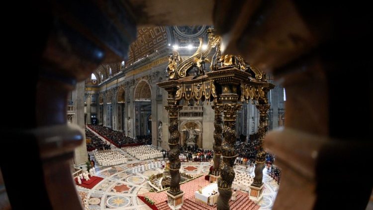 Blick in den Petersdom