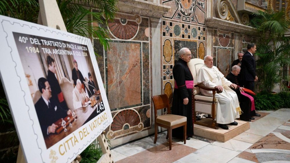 Афіцыйная цырымонія, прысвечаная 40-годдзю Дамовы аб міры і сяброўстве паміж Аргенцінай і Чылі