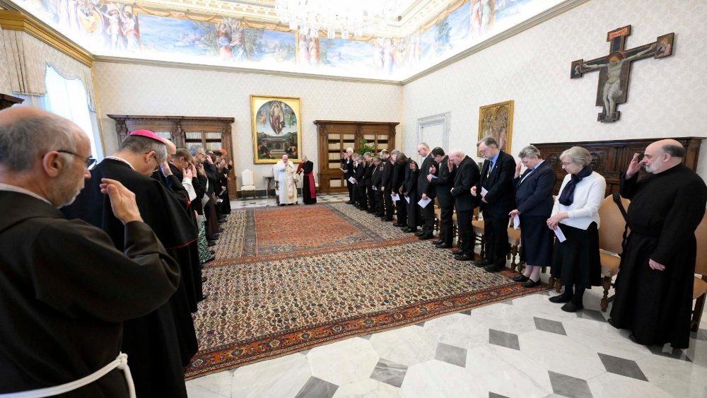 Аўдыенцыя для членаў Міжнароднай тэалагічнай камісіі