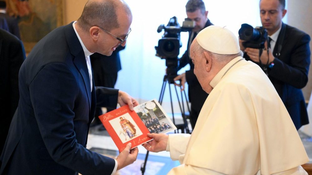 Аўдыенцыя для дэлегацыі французскіх палітыкаў