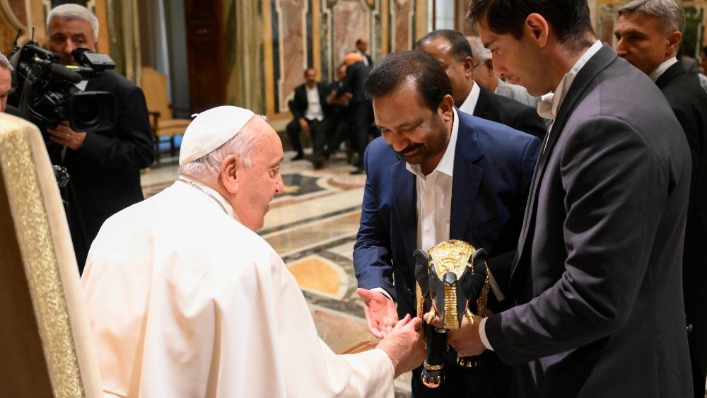 Падчас аўдыенцыі для прадстаўнікоў розных рэлігійных традыцый