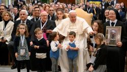 Bei der Audienz waren nicht nur Ordensfrauen präsent