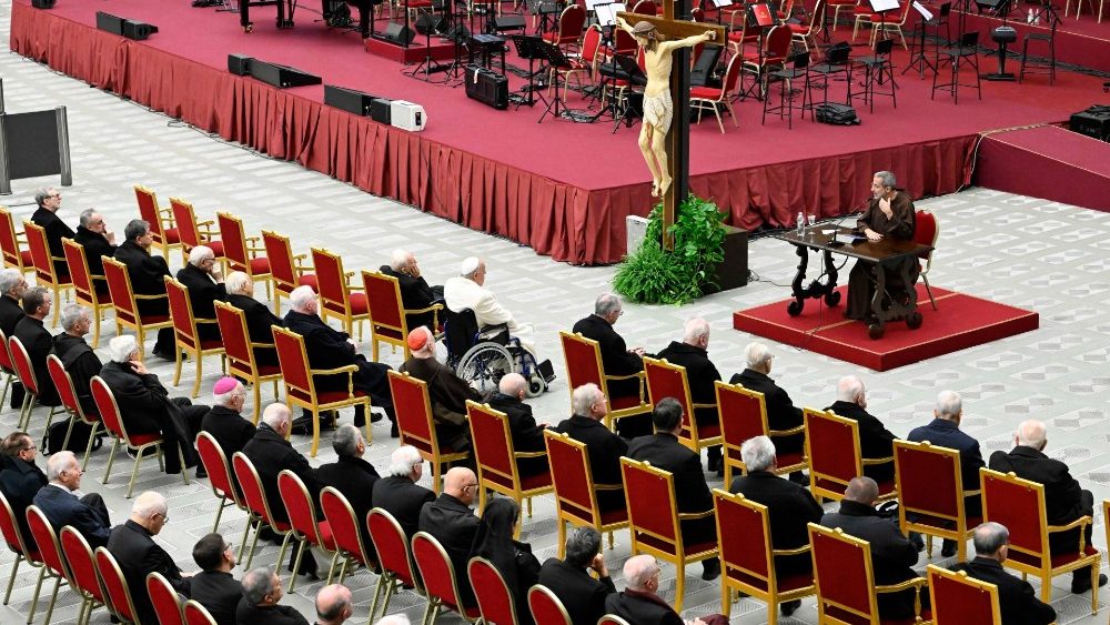 Падчас першага адвэнтавага казання 2024 года ў Ватыкане