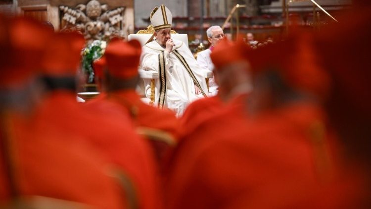 Popiežius ir kardinolai 2024 m. grudožio 7 d.