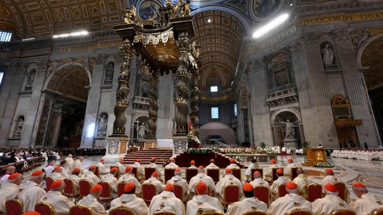 Kardinolai Šv. Petro bazilikoje (2024 m.)