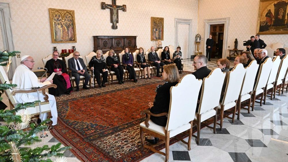 Аўдыенцыя для членаў асацыяцыі Manos Unidas