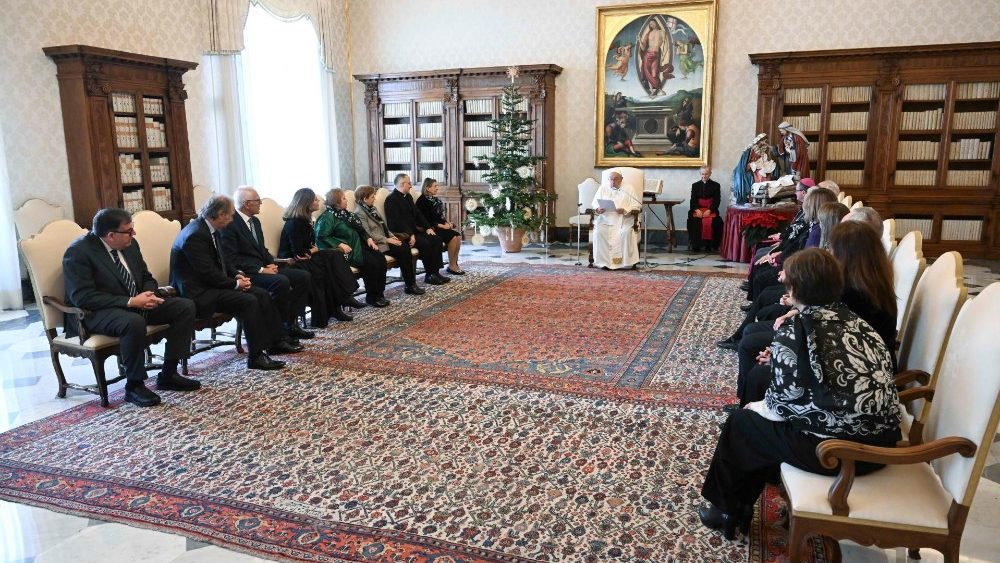 Аўдыенцыя для членаў асацыяцыі Manos Unidas