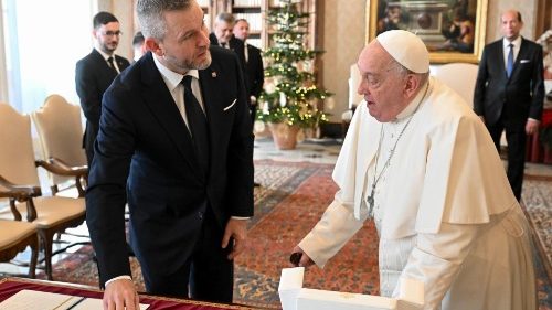 Le Pape François accueille au Vatican le président de la Slovaquie