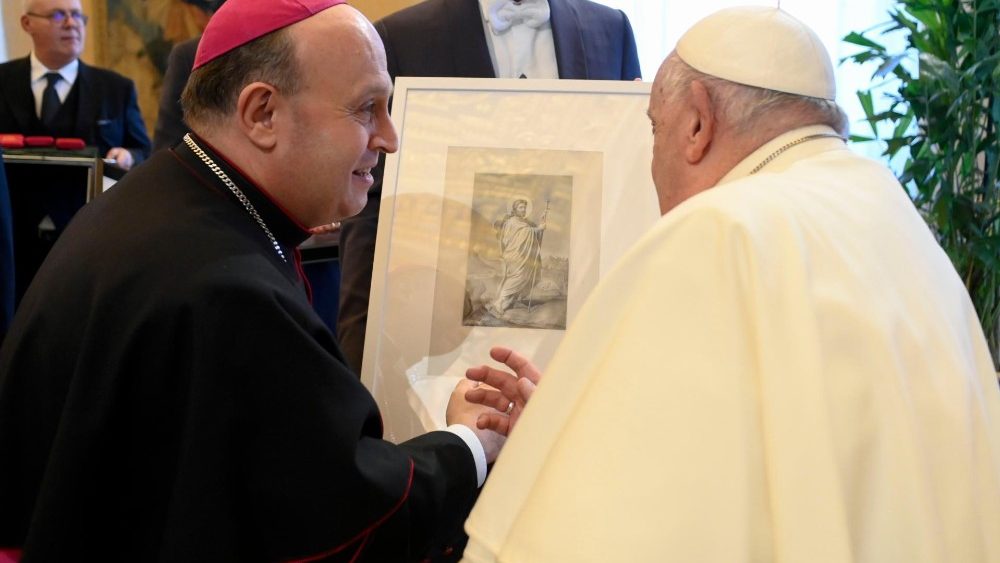 Audiência do Papa Francisco à Comunidade do Seminário Maior Interdiocesano de Santiago de Compostela (Vatican Media)
