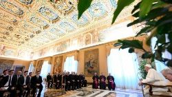 Audiência do Papa Francisco à Comunidade do Seminário Maior Interdiocesano de Santiago de Compostela (Vatican Media)