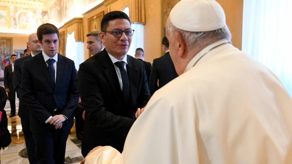 Аўдыенцыя для дэлегацыі іспанскай семінарыі