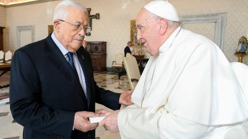 Avec le président palestinien, François réitère l’indispensable solution à deux Etats 