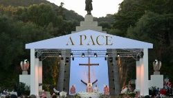 Pope Francis celebrates Holy Mass in Ajaccio