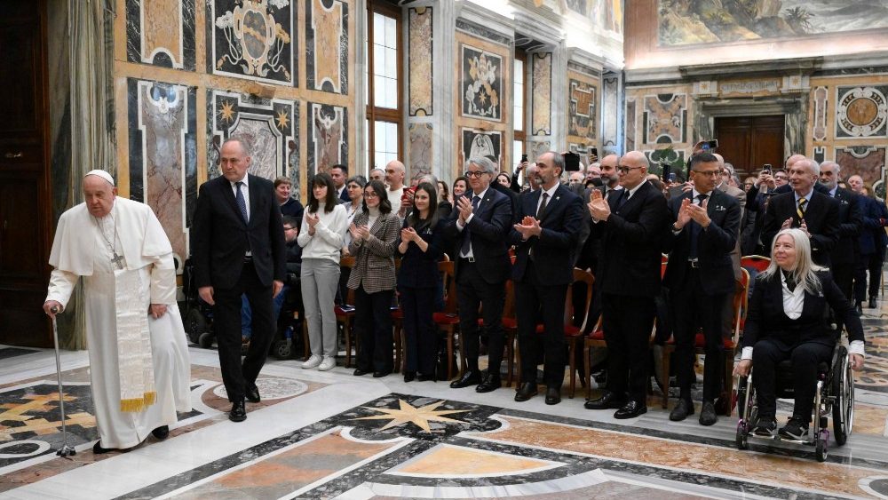Audiência do Papa a jogadores de bocha