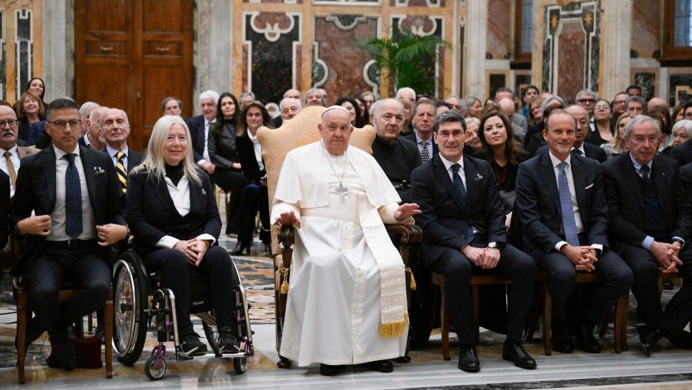 Audiência do Papa a jogadores de bocha