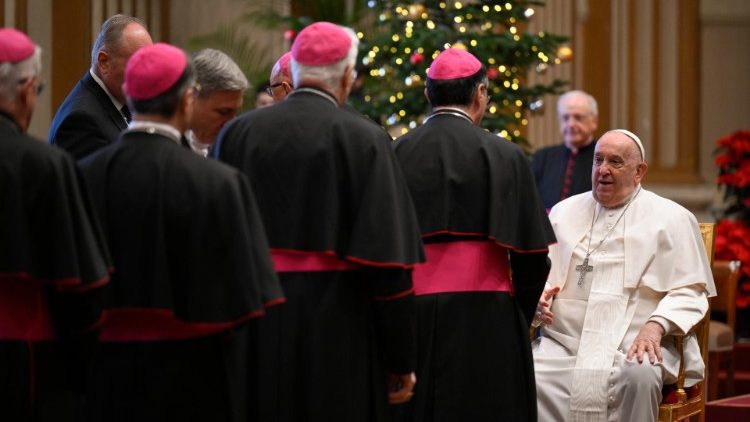 Os melhores votos à Cúria Romana em dezembro de 2024