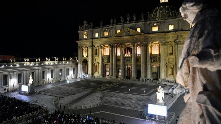 Ibada ya Ufunguzi wa Lango Kuu la Jubilei kuu ya Miaka 2025 ya Ukristo kwenye Kanisa kuu la Mtakatifu Petro mjini Vatican tarehe 24 Desemba 2024