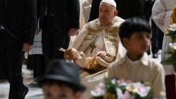 Santa misa de Nochebuena presidida por el Papa Francisco, martes 24 de diciembre de 2024 