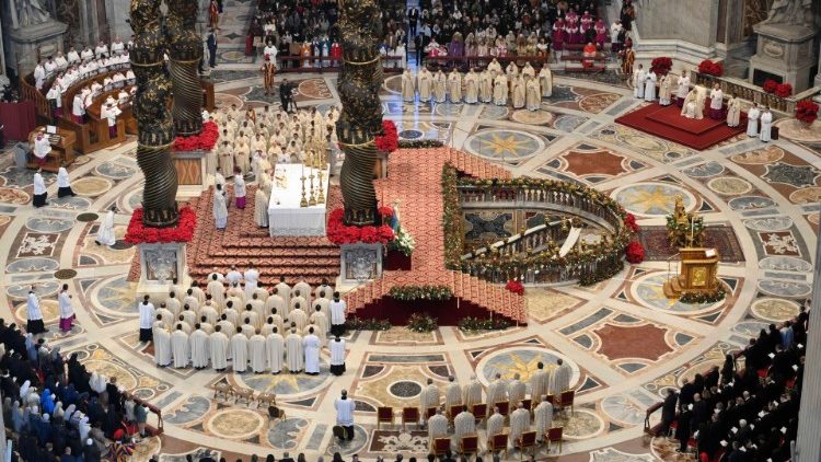 Pápai szentmise Szűz Mária, Isten Anyja ünnepén   