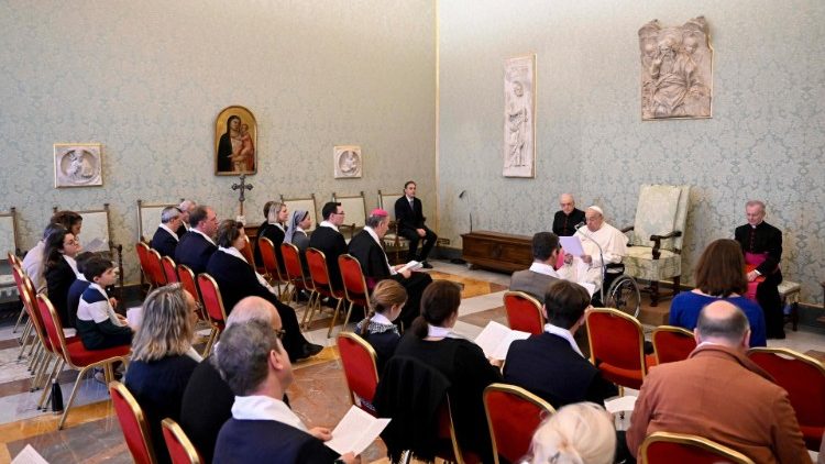 Audiencija projekto „Gatvės mokyklos“ dalyviams 