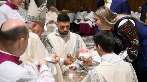 Папа з нагоди хрещення немовлят: дар віри – найвеличніший дар 