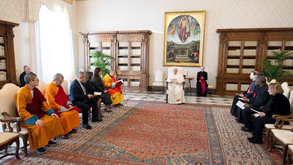 Аўдыенцыя для дэлегацыі будыстаў Манголіі 