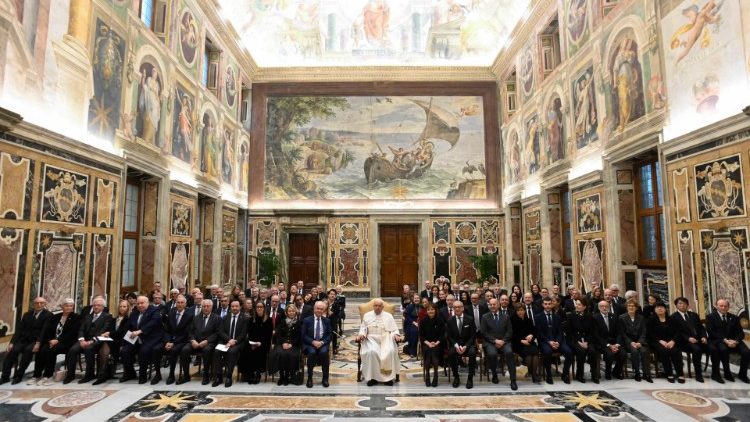 Popiežiaus audiencija Šveicarų gvardiečių fondo nariams 