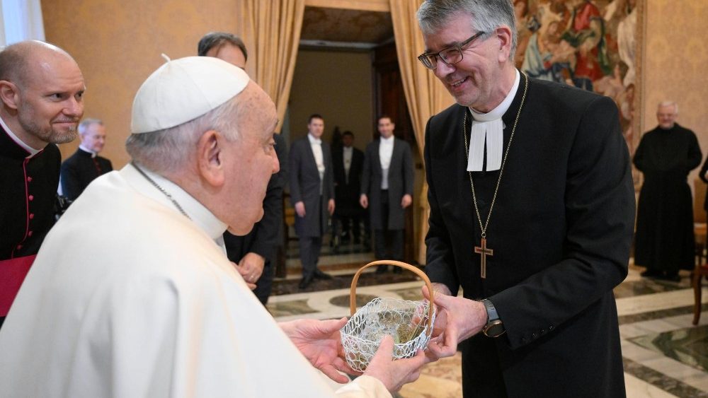 Папская аўдыенцыя для міжканфесійнай дэлегацыі з Фінляндыі