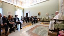 Audiencia a miembros de la Fundación de la Red Mundial de Oración del Papa