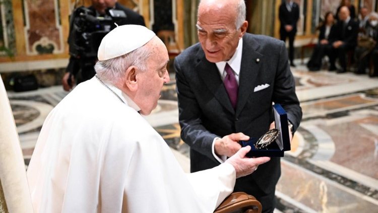 Ein Bild von der Audienz