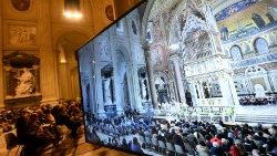 2025.01.24 Bazilica Sfântul Ioan din Lateran, deschiderea Jubileului comunicațiilor.