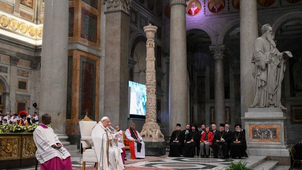 Нешпары з нагоды свята Навяртання апостала Паўла (2025.01.25)