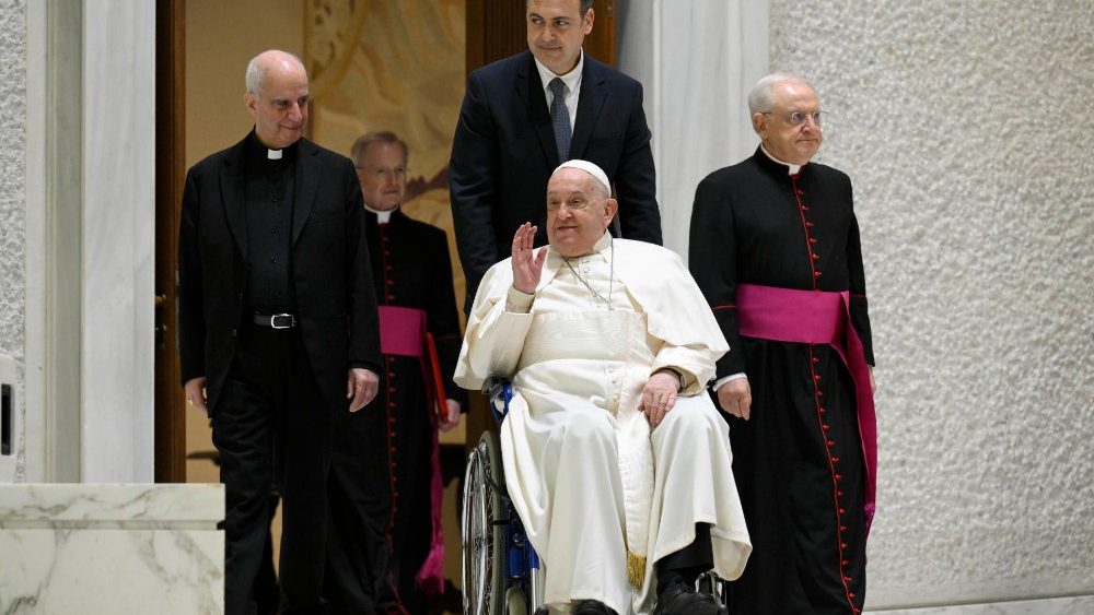 Сустрэча Пантыфіка з удзельнікамі Юбілею камунікацыі