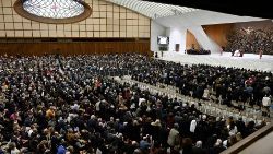 Szentévi audiencia a kommunikációban dolgozókkal