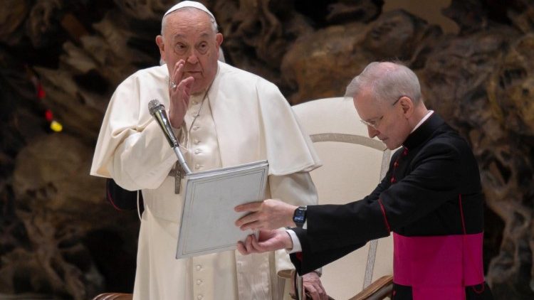 Bei der Generalaudienz