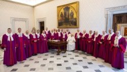 2025.01.31 Pāvesta Franciska un tribunāla "Rota Romana" locekļu tikšanās