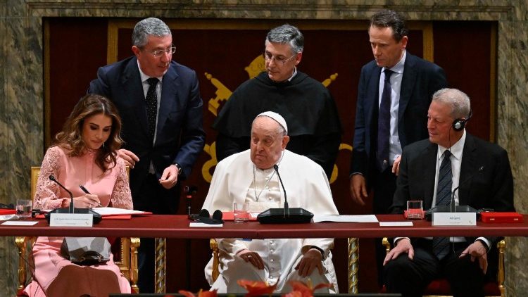 Un momento de la cumbre internacional sobre los derechos de los ni&ntilde;os, el lunes 3 de febrero de 2025. (Vatican Media)