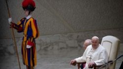 Papa Francisc la Audiența Generală de miercuri, 5 februarie 2025.