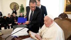 Audiencja dla Komitetu Wykonawczego II Międzynarodowego Kongresu Bractw i Pobożności Ludowej