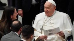 Arhivă: Papa Francisc la audiența generală din 12 februarie 2025 în Aula Paul al VI-lea