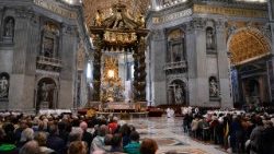 Lietuviai piligrimai Šv. Petro bazilikoje 2025 03 03 